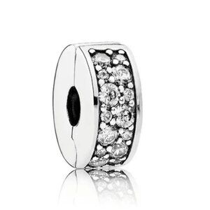 Sterling Silver Pandora Shining Elegance Bangle Clip Charm